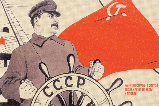 Der Kapitän der Länder der Sowjets steuert uns von Sieg zu Sieg